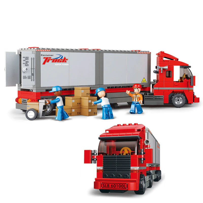 貨物トラック LEGO互換ブロック玩具　自動車 働く車_画像2