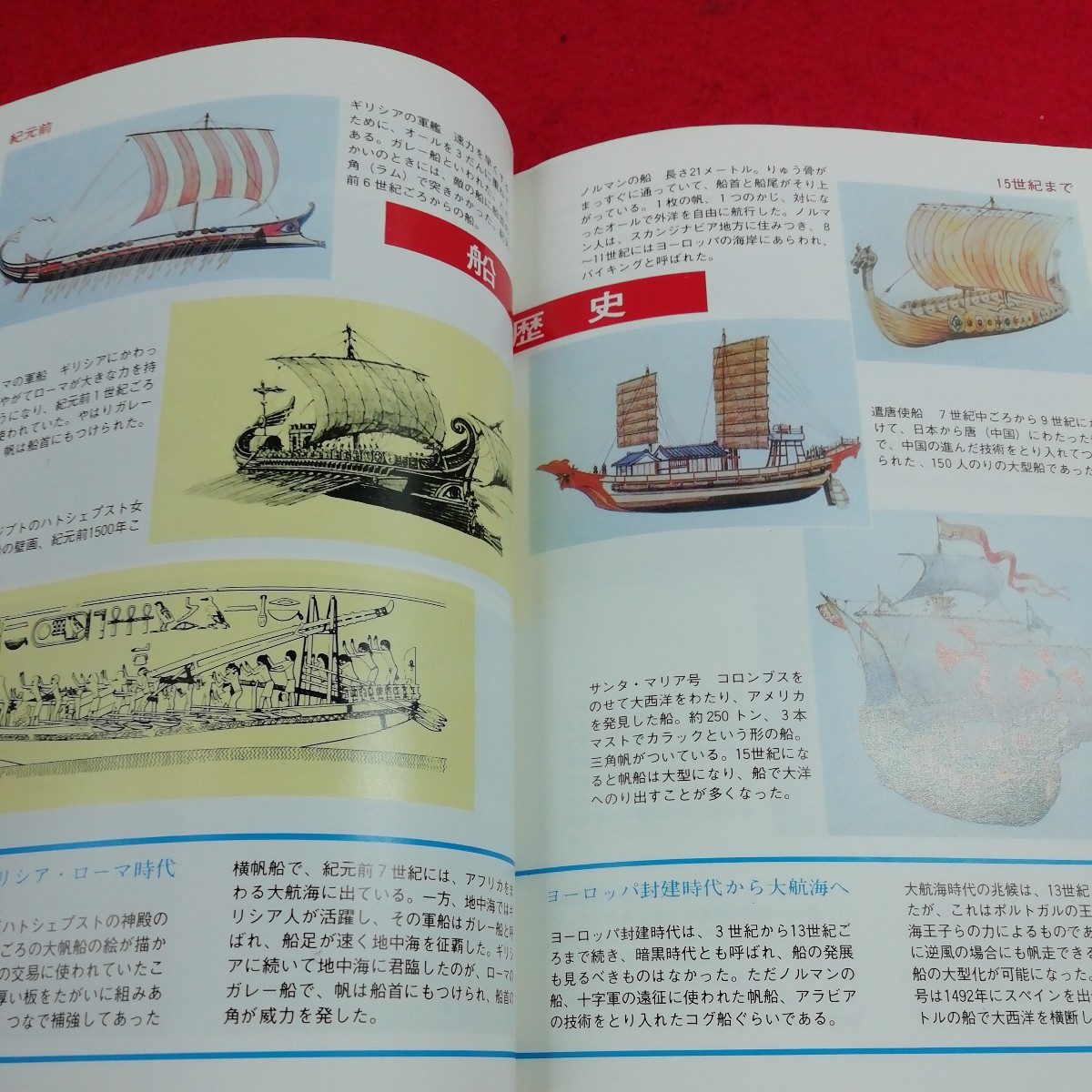 c-251 ゆたかな海への発想　船の科学　船の歴史　歴史に登場する船　日本の船のいろいろ　1980年代の船※10 _画像4