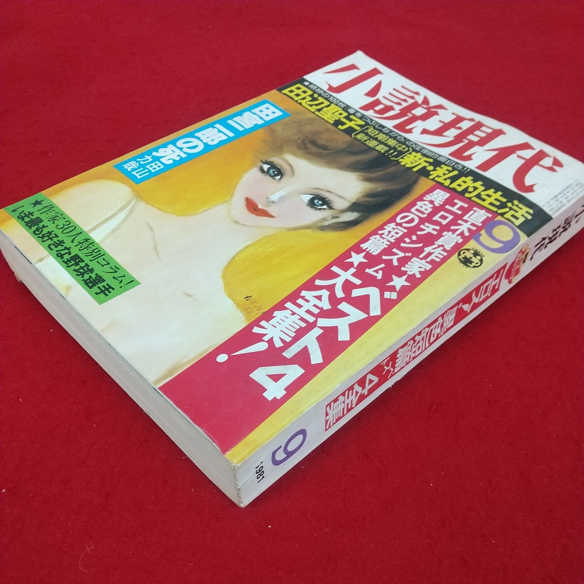 c-458※10 小説現代 9月号 昭和56年9月1日発行 講談社 エロス!異色の短篇ベスト4全集 直木賞作家エロチシズム 田宮二郎の死 田山力哉_画像3