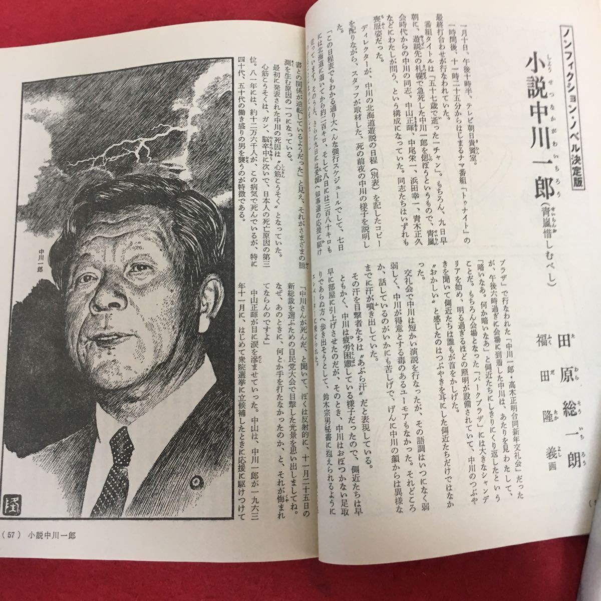 c-050 小説現代 1983年4月号 昭和58年4月1日発行 講談社 現代大推理全集ベスト13 赤川次郎 田原総一郎 亀井宏 近藤富枝 ほか ※10_画像6