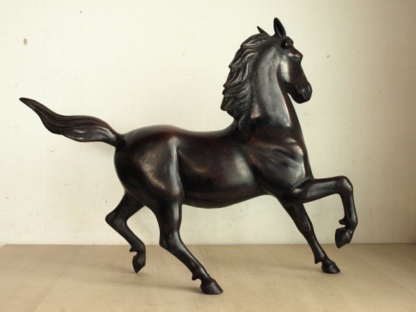  made of metal. horse. ornament metalwork ornament objet d'art interior antique display retro 