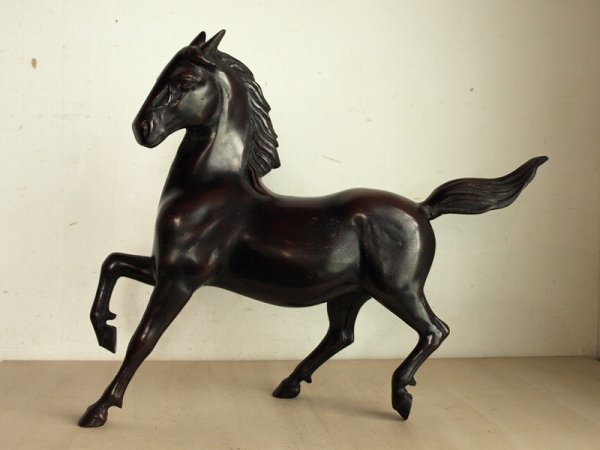  made of metal. horse. ornament metalwork ornament objet d'art interior antique display retro 