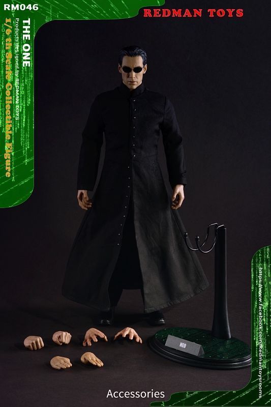 新品未開封REDMAN TOYS RM046 ネオ1/6フィギュア(検 マトリックス レザレクションズ The Matrix Resurrections Neo Keanu Reeves MMS657)