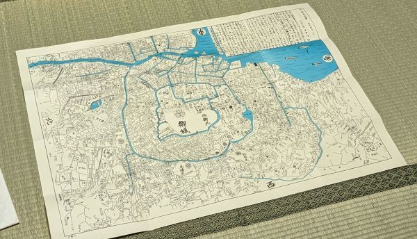 明和 江戸全図 古地図 原寸大 地図 江戸 資料 史実 レトロ 付録_画像2