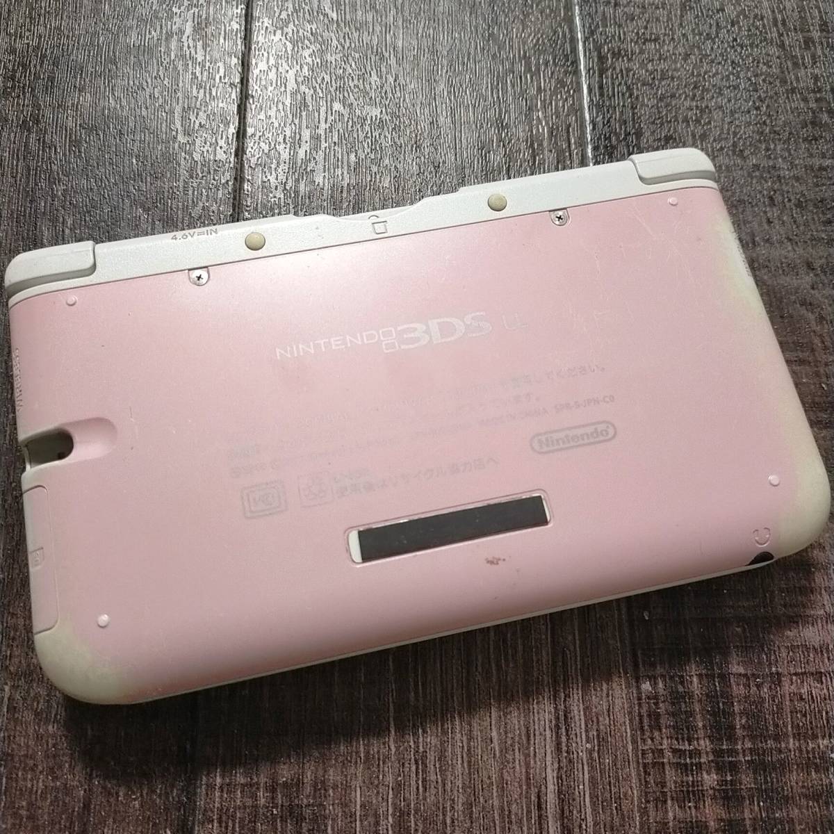 3dsll 本体ピンク×ホワイト白NINTENDO 3DS LL 中古任天堂送料無料動作