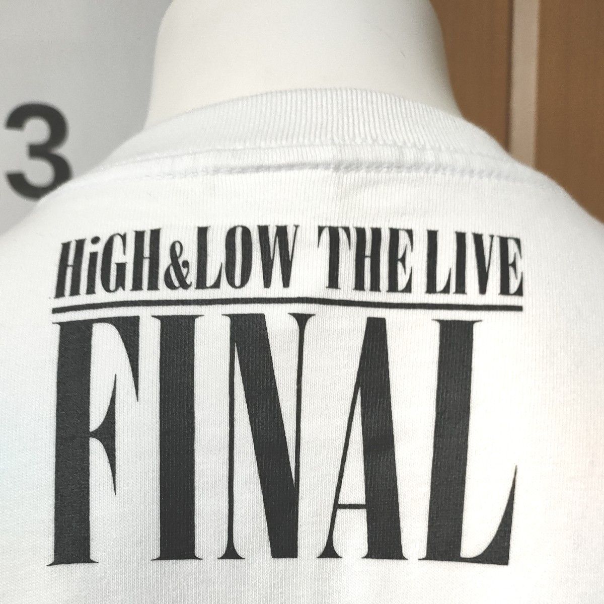High＆LOW THE LIVE　FINAL半袖ＴシャツM/L　ホワイトLDH正規品　16年ツアーT　アーティストロゴプリント