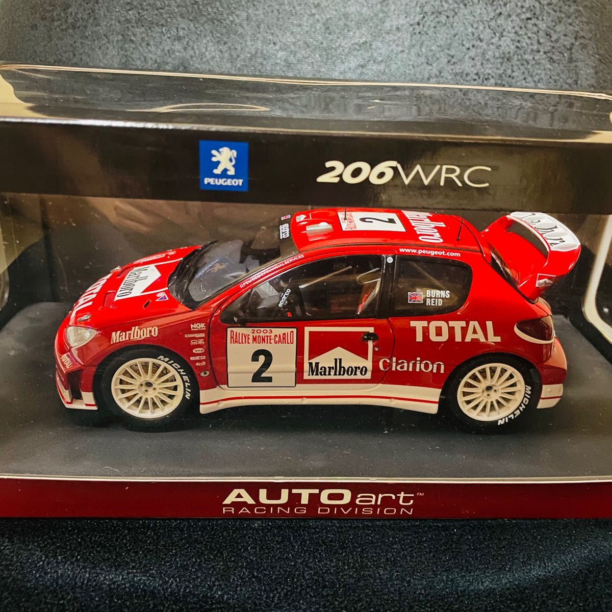 カスタム品 1/18 AUTOart プジョー 206 WRC 2003|Yahoo!フリマ カスタム品 1/18 AUTOart プジョー 206 WRC 2003|Yahoo!フリマ