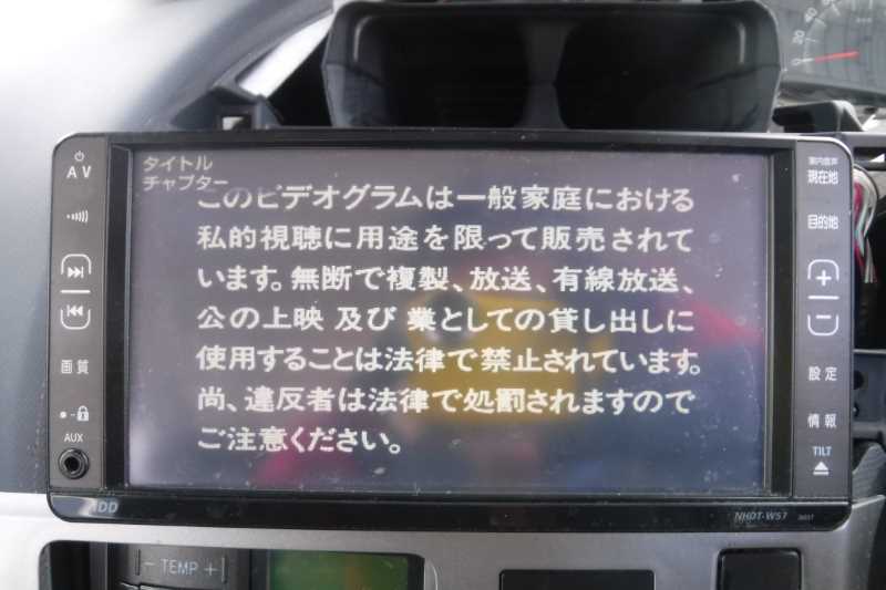 ラクティス G 前期(NCP100 SCP100) 純正 破損無 取付OK 動作保証 HDDナビ 2014年 CD/DVD 08545-00Q60 k074715_画像6