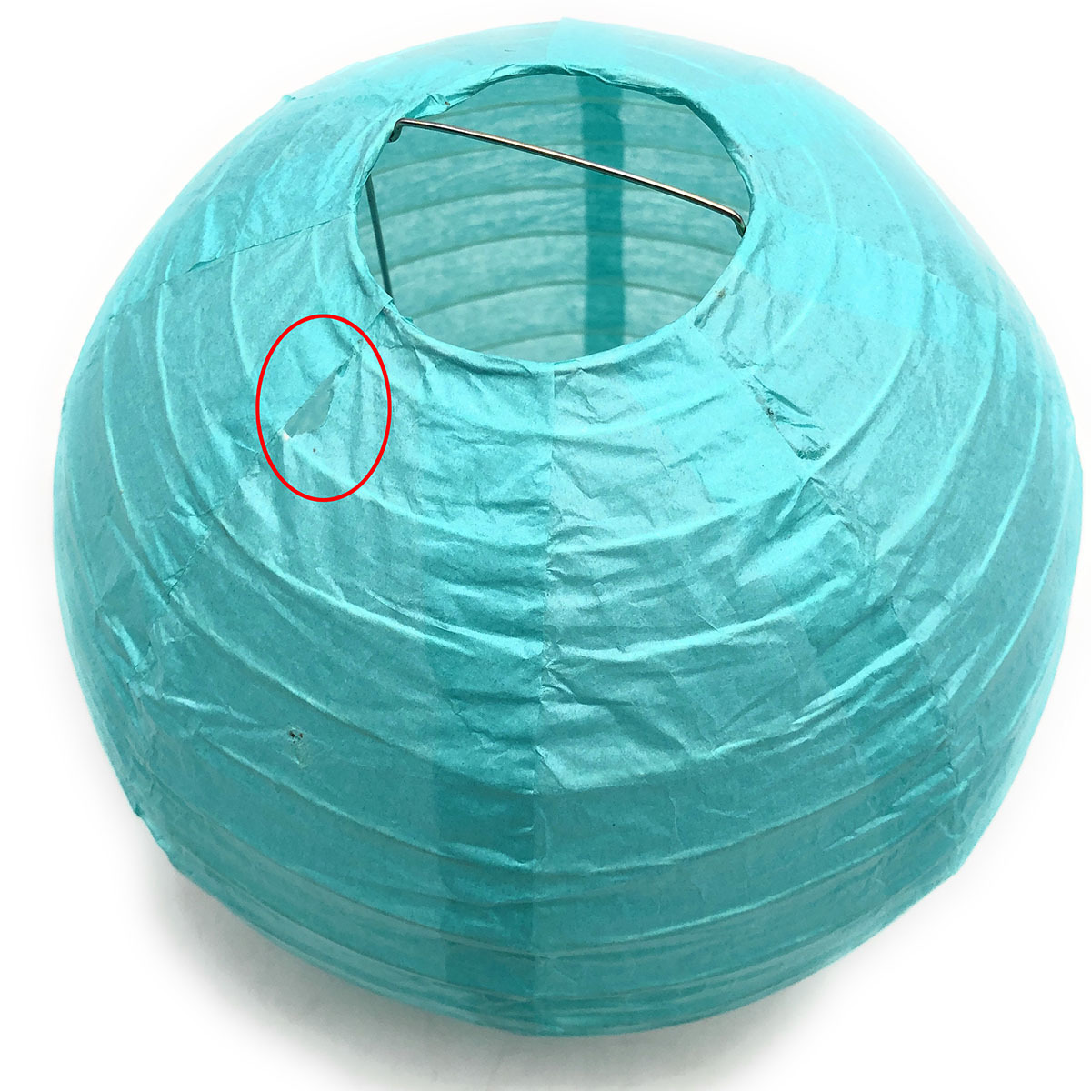  with translation paper lantern diameter 20cm 10 piece set ( ice blue )