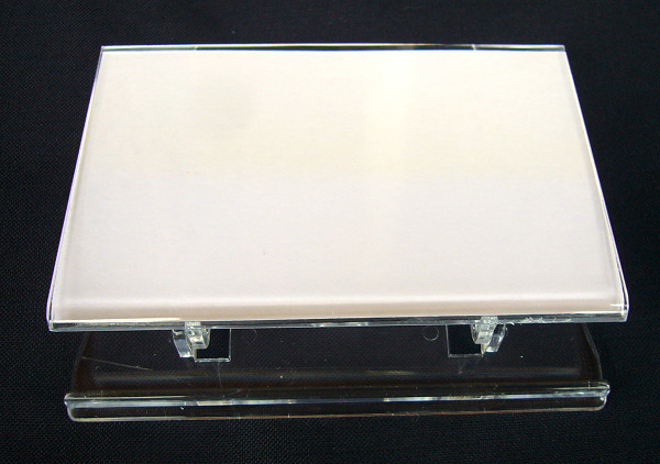 未使用品 光ユニプレート カード立て 100mm×65mm UC-1 （透明） 6入りセット プライスカード カードスタンド 値札スタンド 価格表示の画像6
