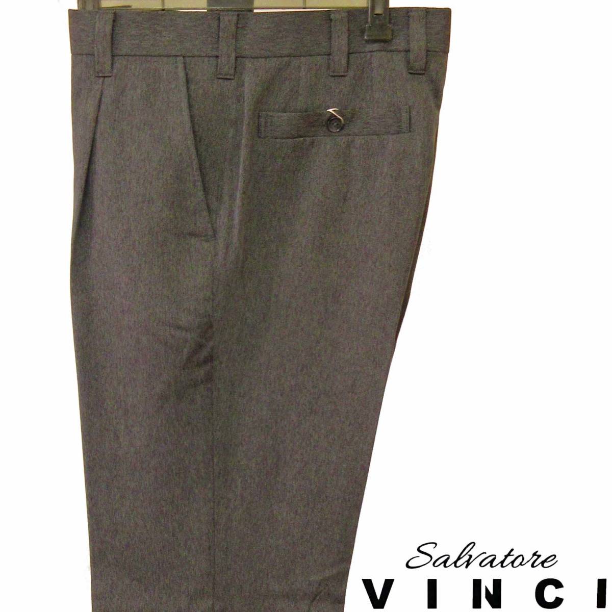 ★VINCI★SALE タック付きスラックス【グレー91cm】秋冬モデル 25512019 ビンチ_画像1