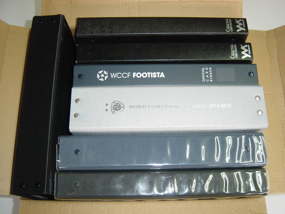 直営店に限定 5冊 公式カードバインダー WCCF 選手カード Panini 