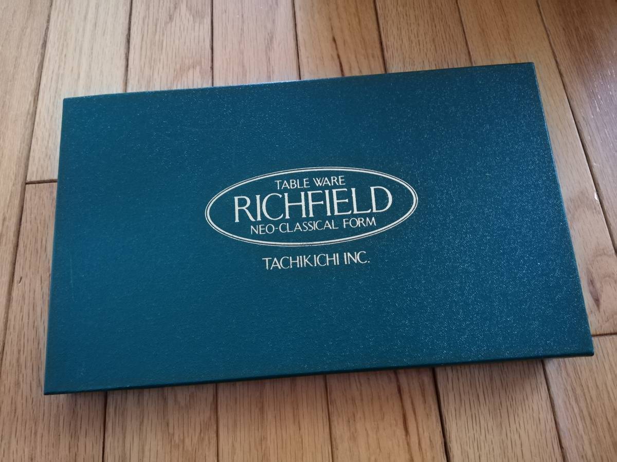 未使用★たち吉★カトラリーセット・RICHFIELD★約13cm・スプーン・フォーク・10本セット・18-8ステンレス GP★箱入り_画像5