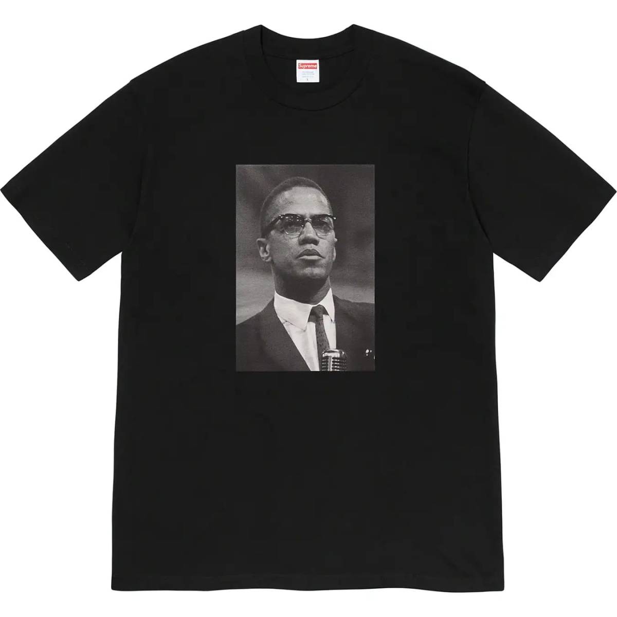 Lサイズ Supreme Malcolm X Tee Black シュプリーム マルコム Tシャツ ブラック