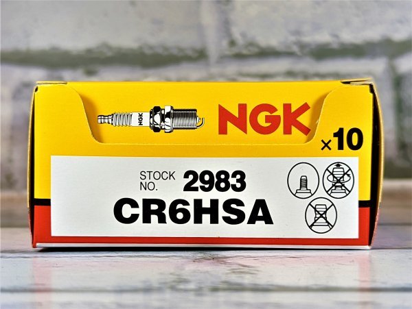 ＮＧＫ　ＣＲ６ＨＳＡ　４本セット　ヤマハ　ＸＶ１２５ビラーゴ　適合　新品！_画像3