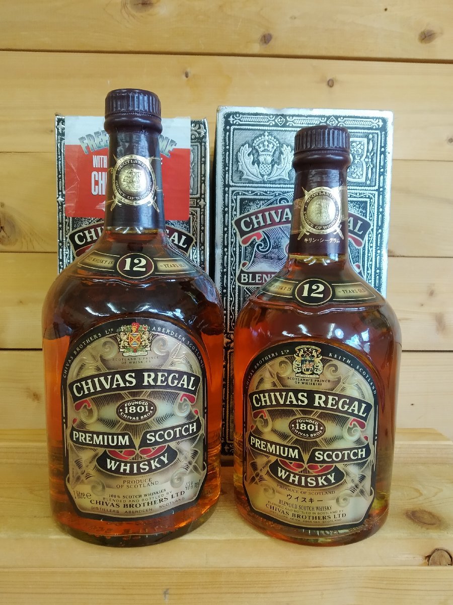 ヤフオク! - 【古酒未開栓】CHIVAS REGAL 12 シーバスリー...