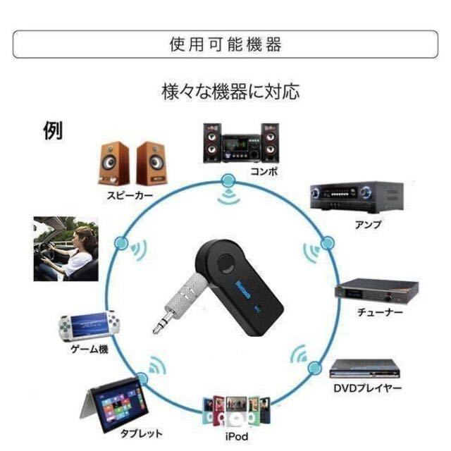 Bluetooth レシーバー ブルートゥース カーオーディオ 2個セット_画像3