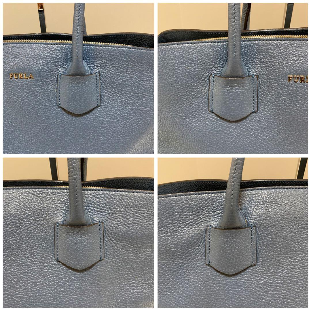 送料無料】 【希少】フルラ FURLA トートバッグ ハンドバッグ レザー