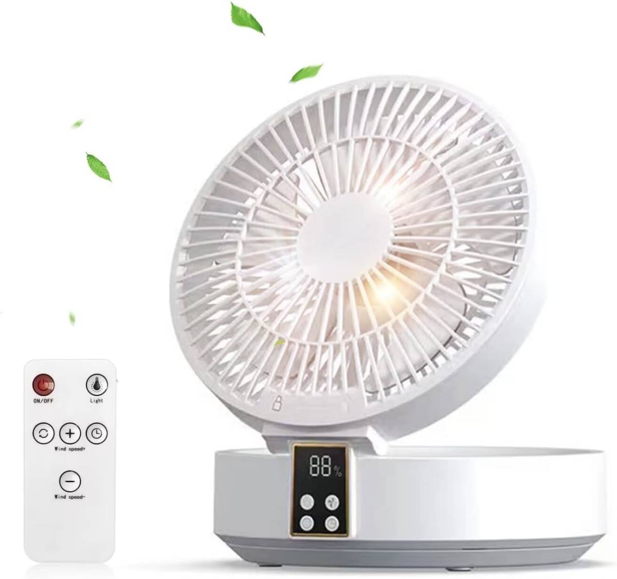 サーキュレーター 扇風機 静音 リモコン付き 左右首振り Type-C充電