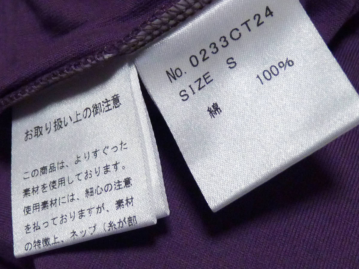 未使用 ヒステリック グラマー HYSTERIC GLAMOUR×mastermind JAPAN マスターマインド スカル ガール Tシャツ S 紫 パープル_画像5