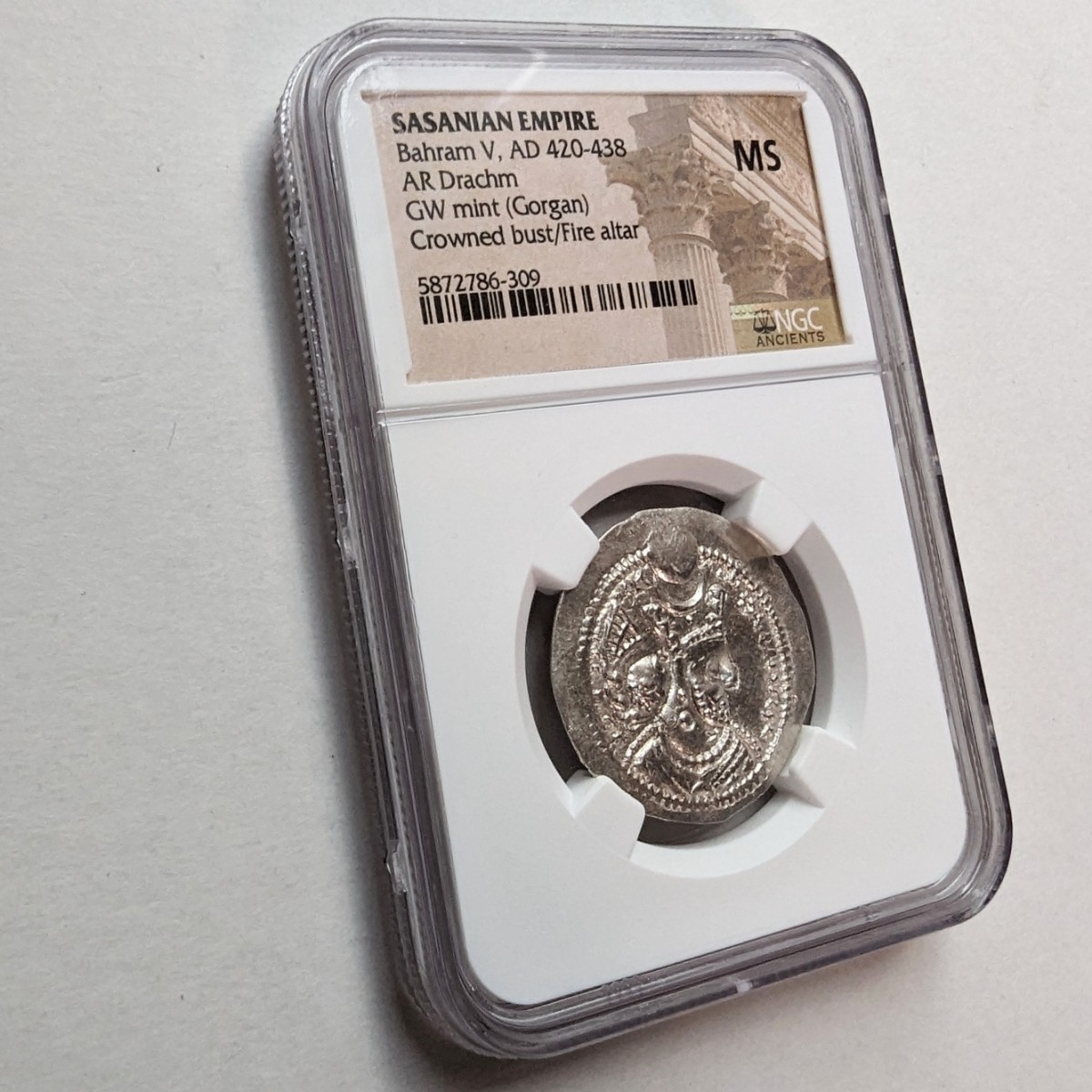 ☆1円スタート 銀貨 420-438年 ササン朝 ペルシア バハラーム5世