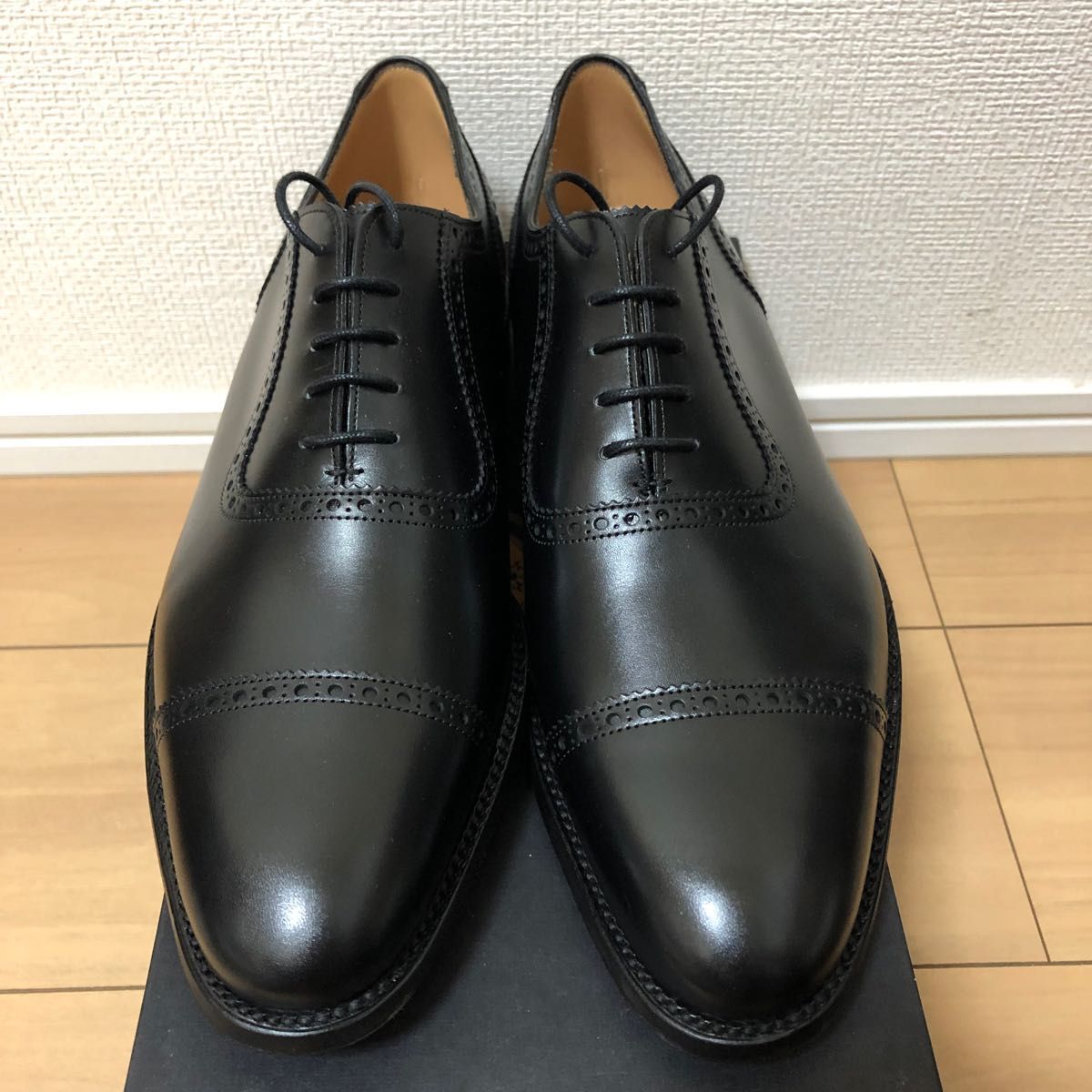 【未使用/サイズ8.5】CHEANEY ( チーニー ) 、フェンチャーチ、黒！