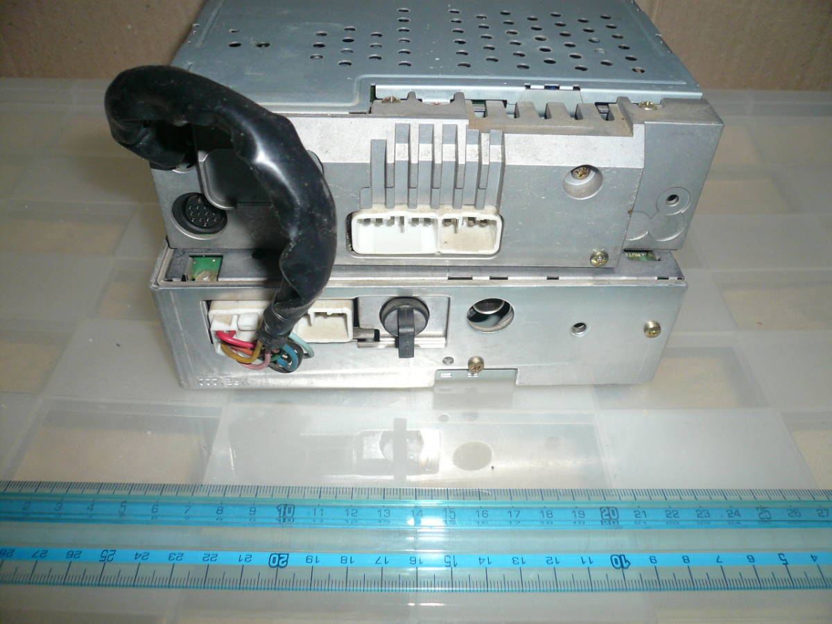 トヨタ純正 カセットテープデッキ FUJITSU TEN                               当時物希少素人長期保管品の画像3