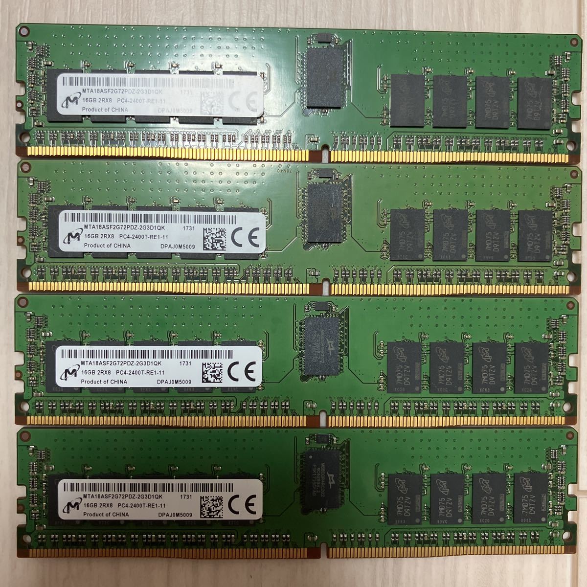 サムスン デスクトップ用メモリー DDR4-2400 4GB×4枚 - メモリー