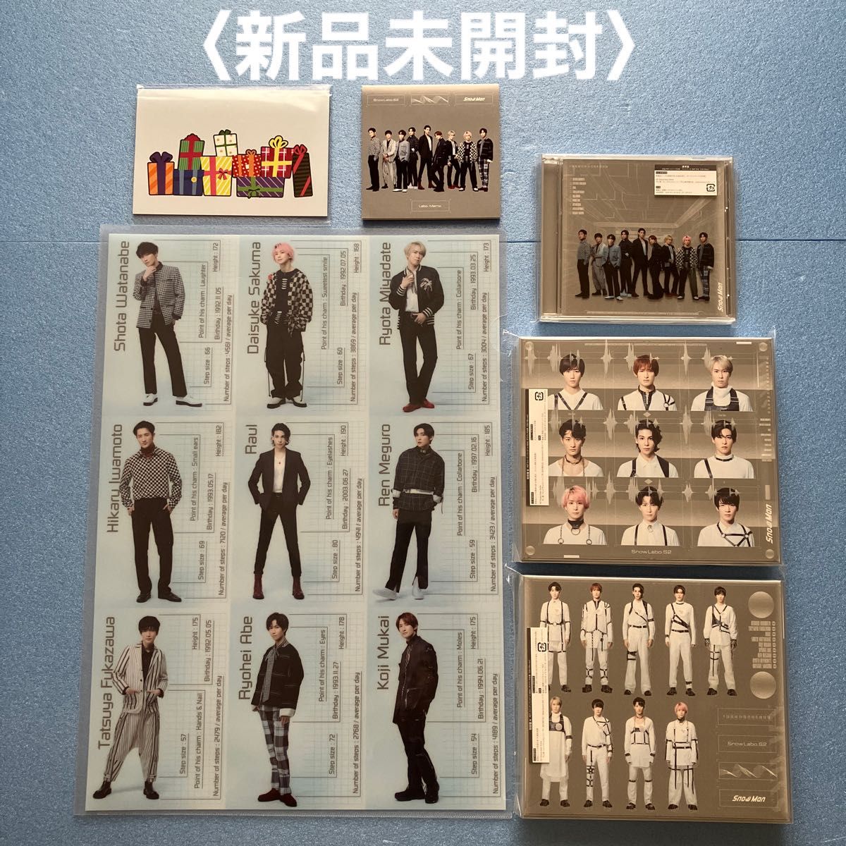 【Snow Man】特典付3形態Blu-ray付セット/Snow Labo. S2 (初回盤A+初回盤B+通常盤) CDアルバム