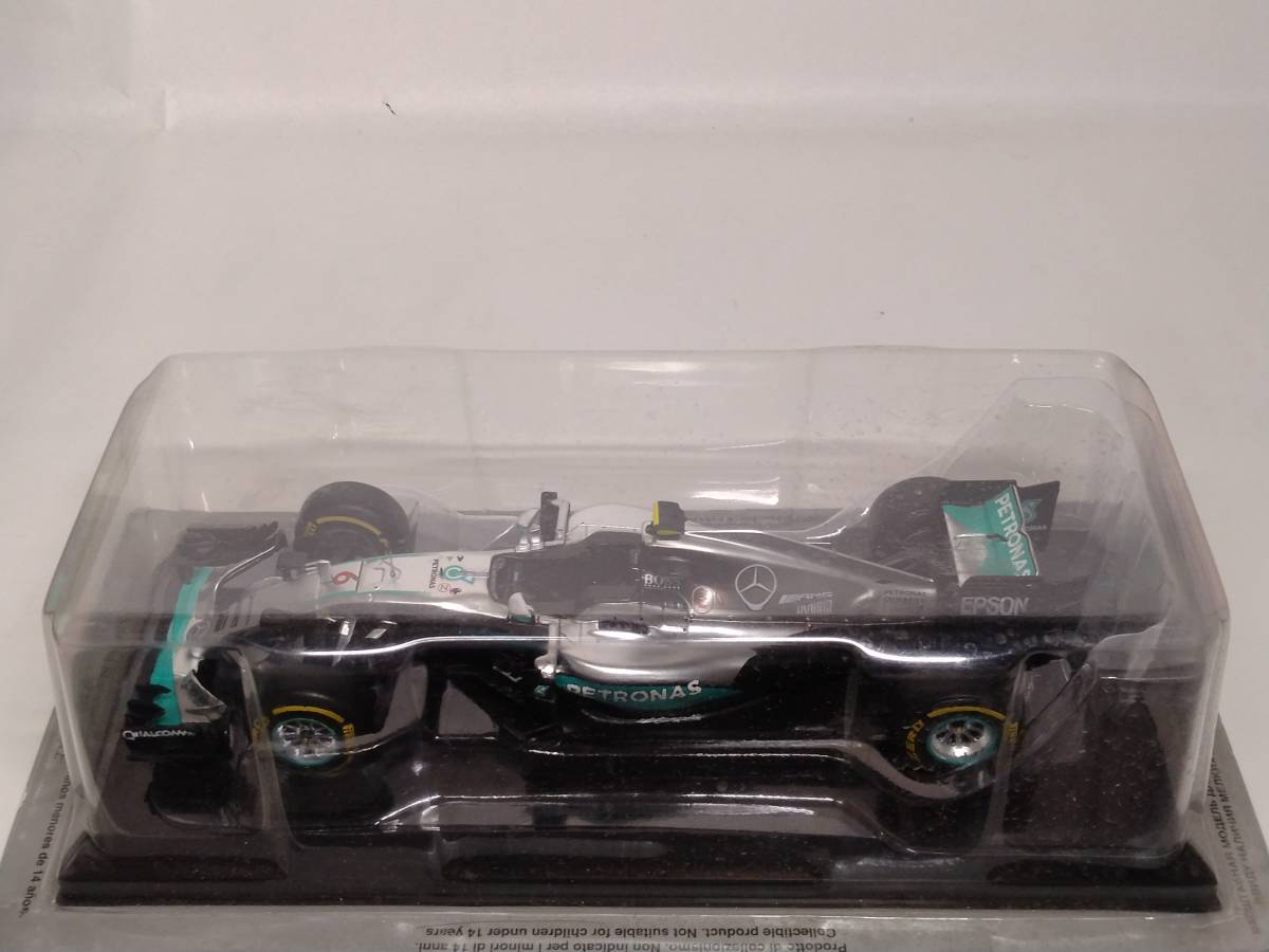 ◆30 ビッグスケールF1コレクション No.30 メルセデス F1 W07 ハイブリッド ニコ　ロズベルグ Mercedes F1 W07 Hybrid NicoＲosberg-2016_画像2