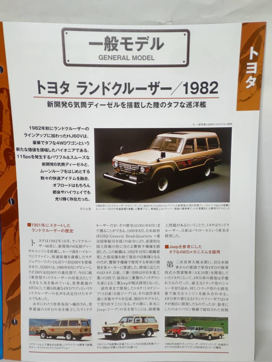 ●169 アシェット 定期購読 国産名車コレクション VOL.169 トヨタ ランドクルーザー Toyota Land Cruiser (1982) マガジン付 IXO_画像9