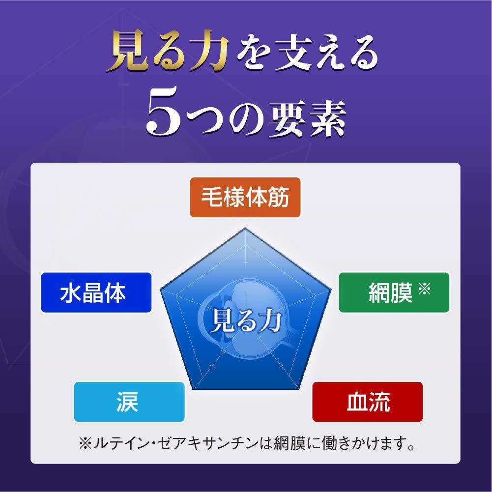 ロート製薬 ロートV5粒 アクトビジョン 大容量 62粒 目のサプリメント ルテイン ゼアキサンチン 1日1粒 機能性表示食品 パープル_画像4