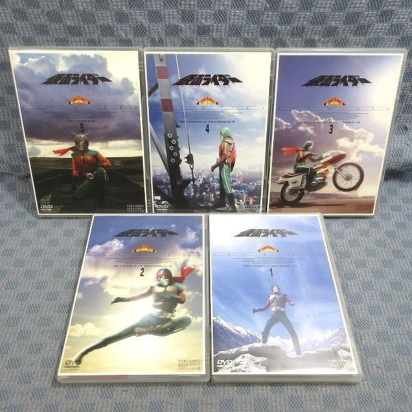 K045●【送料無料!】「仮面ライダー スカイライダー VOL.1～5」DVD全5巻セット