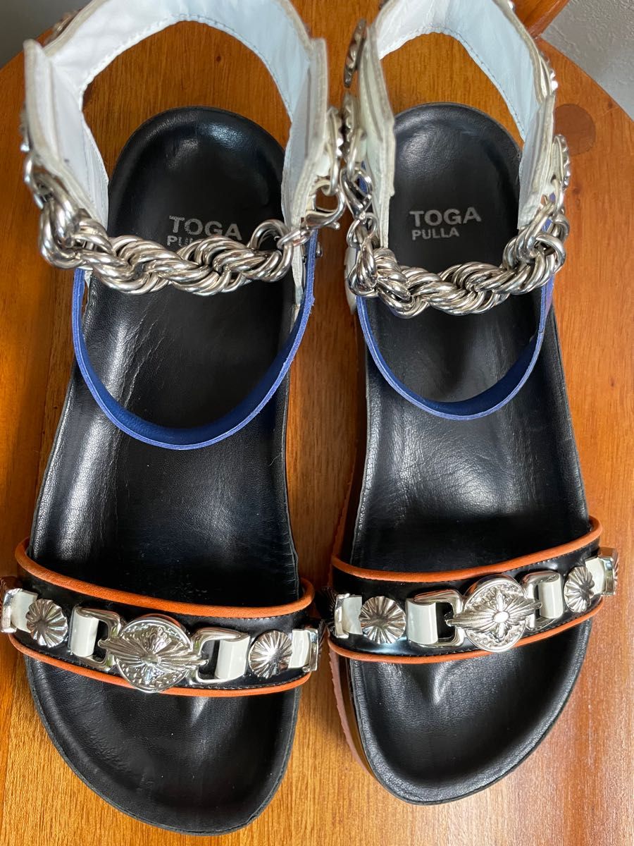 TOGA PULLA メタルチェーンサンダル 36 箱付き|Yahoo!フリマ(旧
