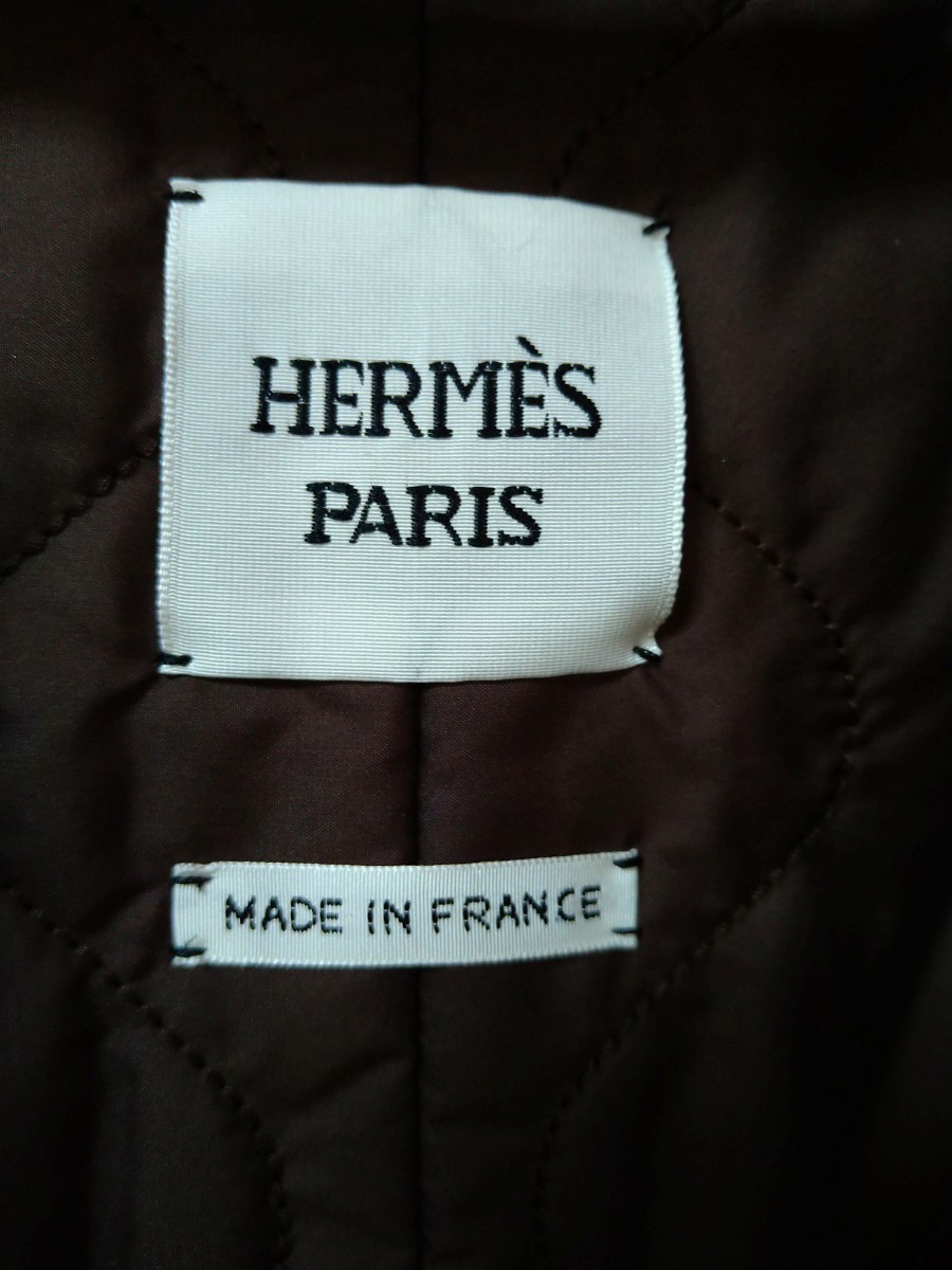 Herms* Hermes 23AW самый новый продукт casual Ricci длинный жилет альпака 