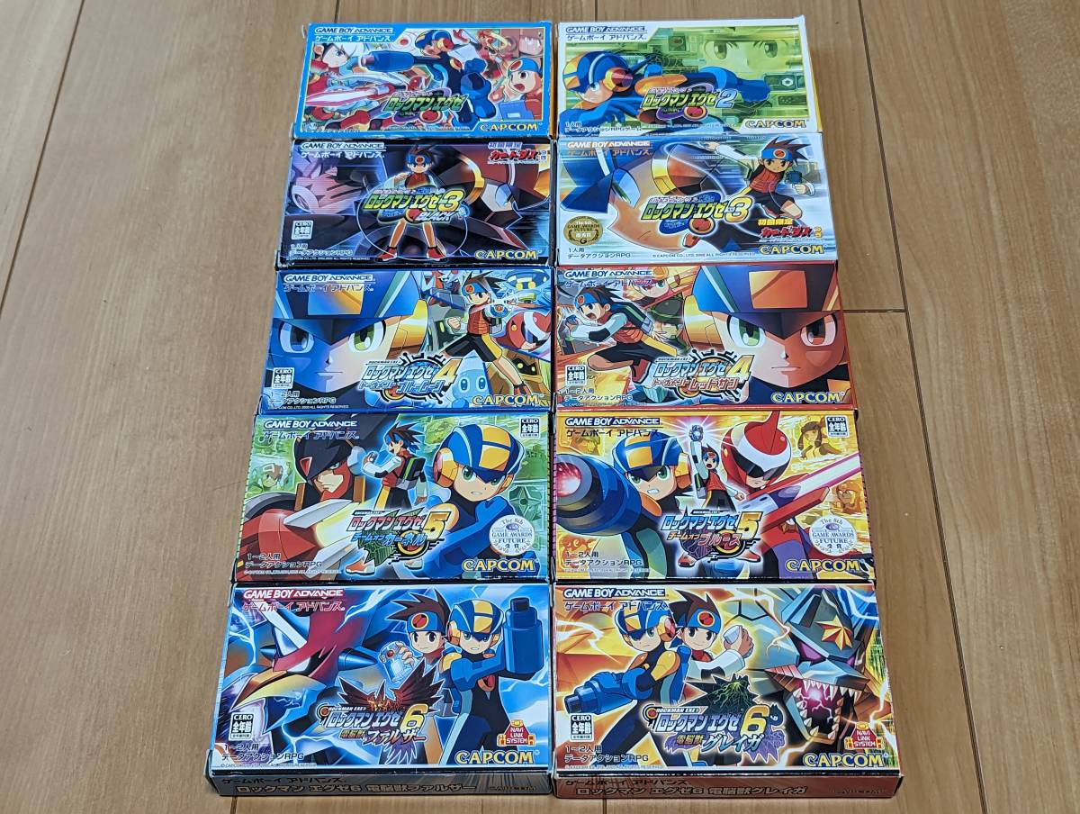 一部予約!】 ソフト ロックマンエグゼ ゲームボーイアドバンス 1~6