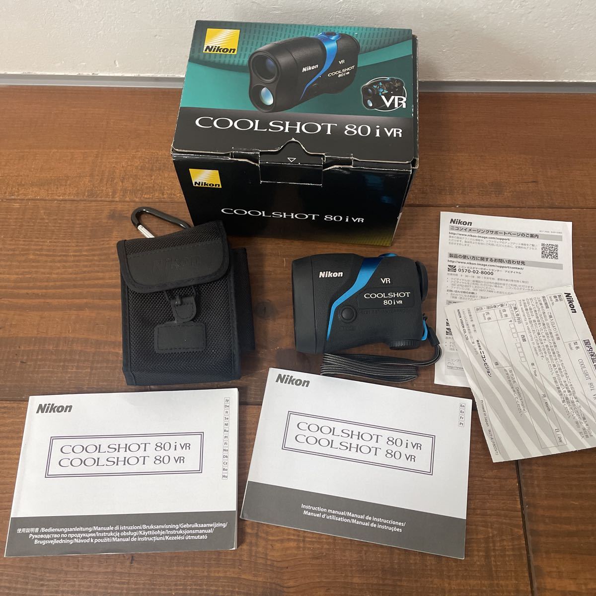 nikon COOLSHOT 80i VR レーザー距離計 ケース 説明書付き 送料無料