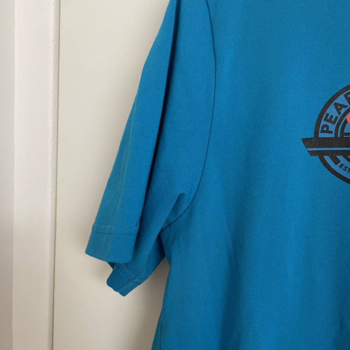 パーリーゲイツ 半袖　モックネックシャツ　4 ブルー　送料無料　ポロシャツ　ハイネックシャツ_画像10