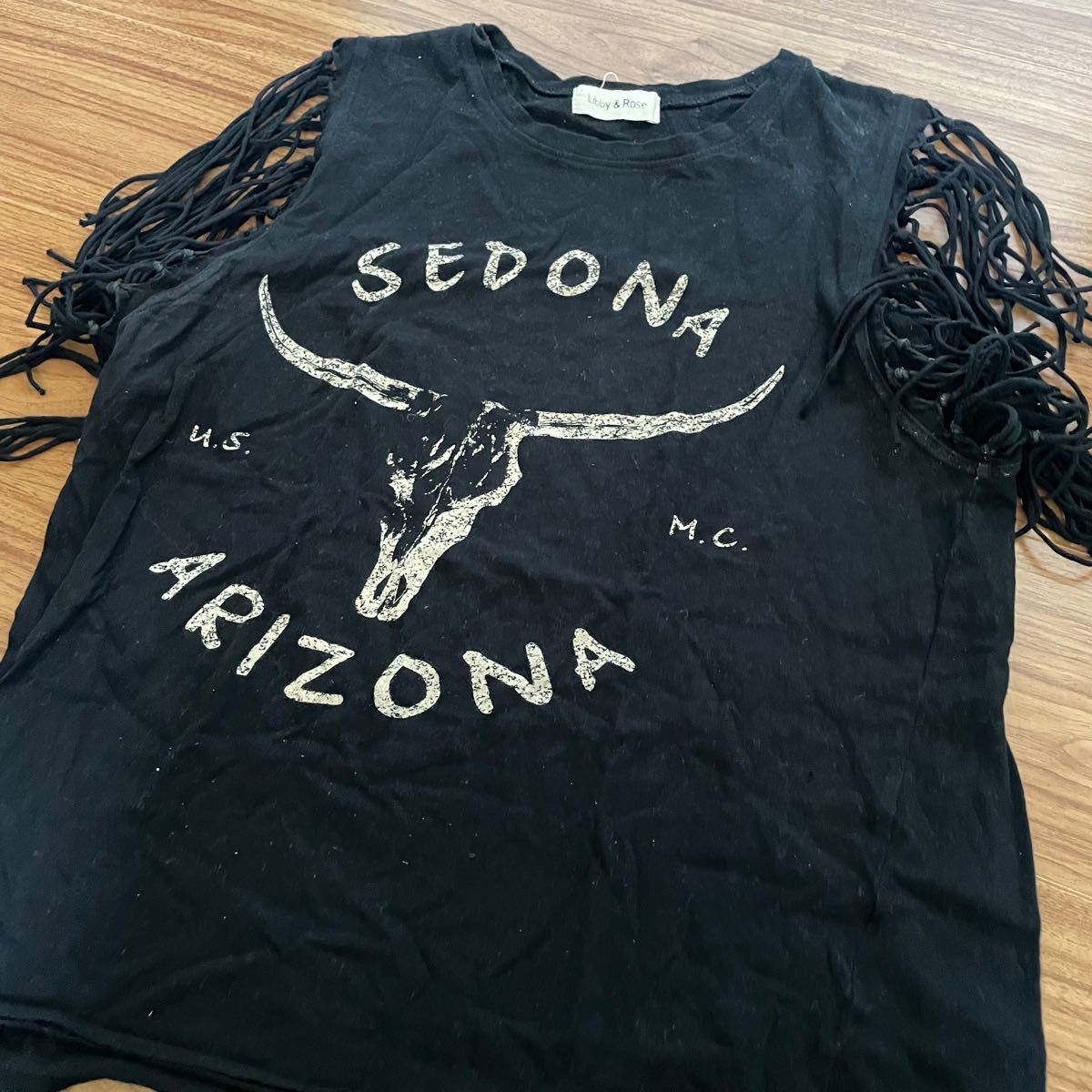 半袖Tシャツ　 タンクトップ　Libby &Rose レディース　黒　ブラック　SEDONA ARIZONA