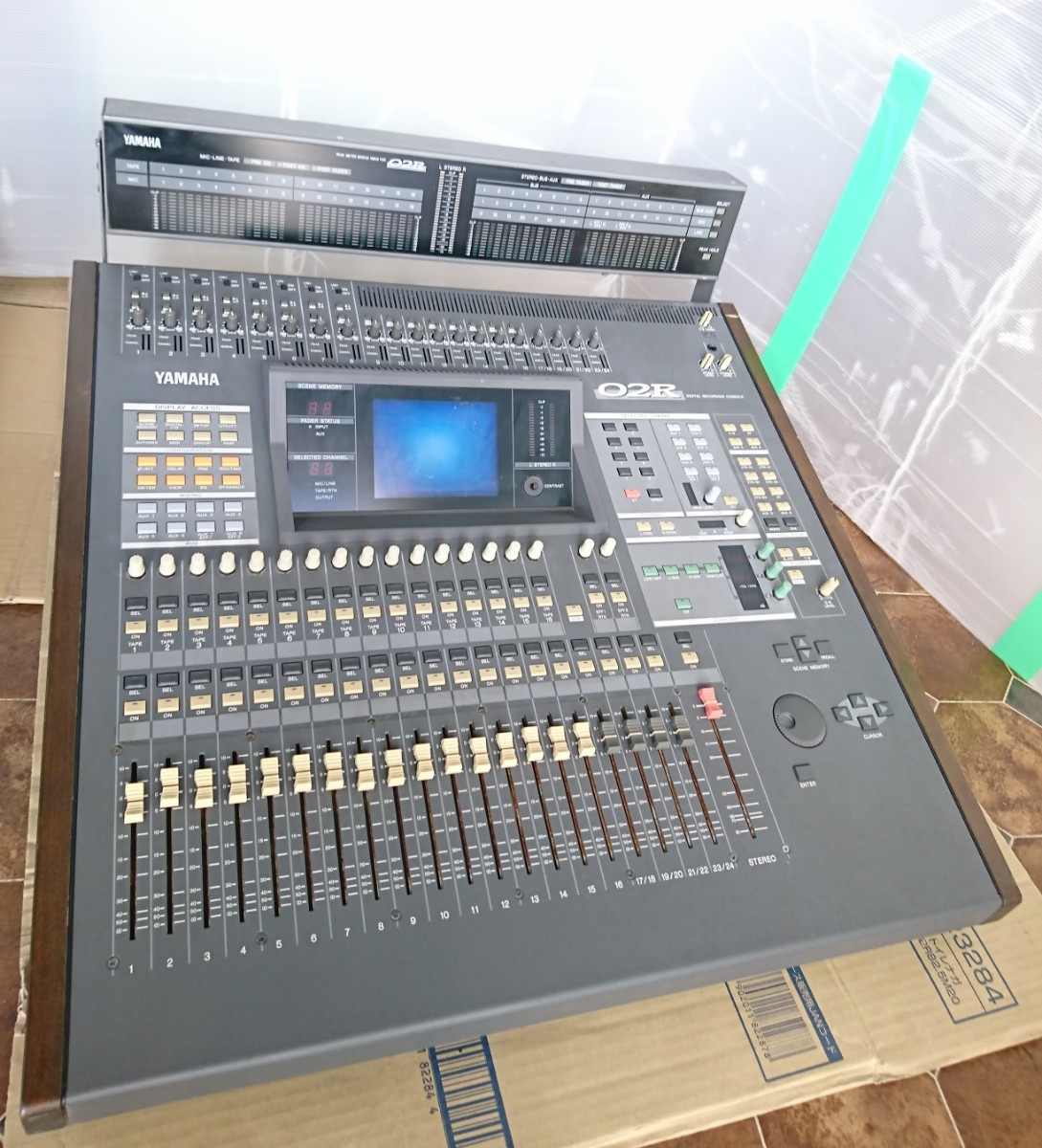 【現状品】管1S14 YAMAHA DIGITAL RECORDING CONSOLE 02R デジタルミキサー 電源コードが切られています 動作未確認