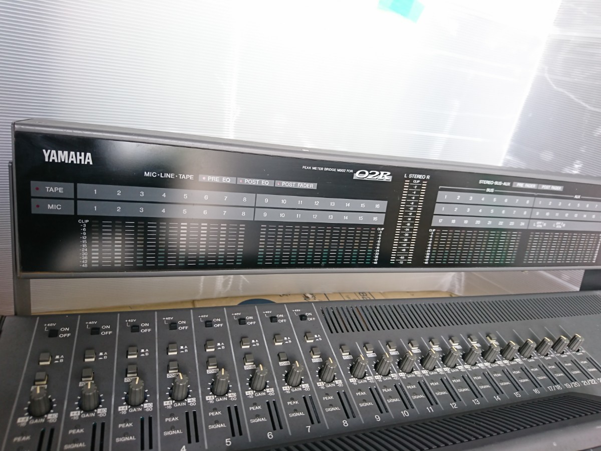 [ present condition goods ] tube 1S14 YAMAHA DIGITAL RECORDING CONSOLE 02R digital mixer power cord . cut has been make operation not yet verification 