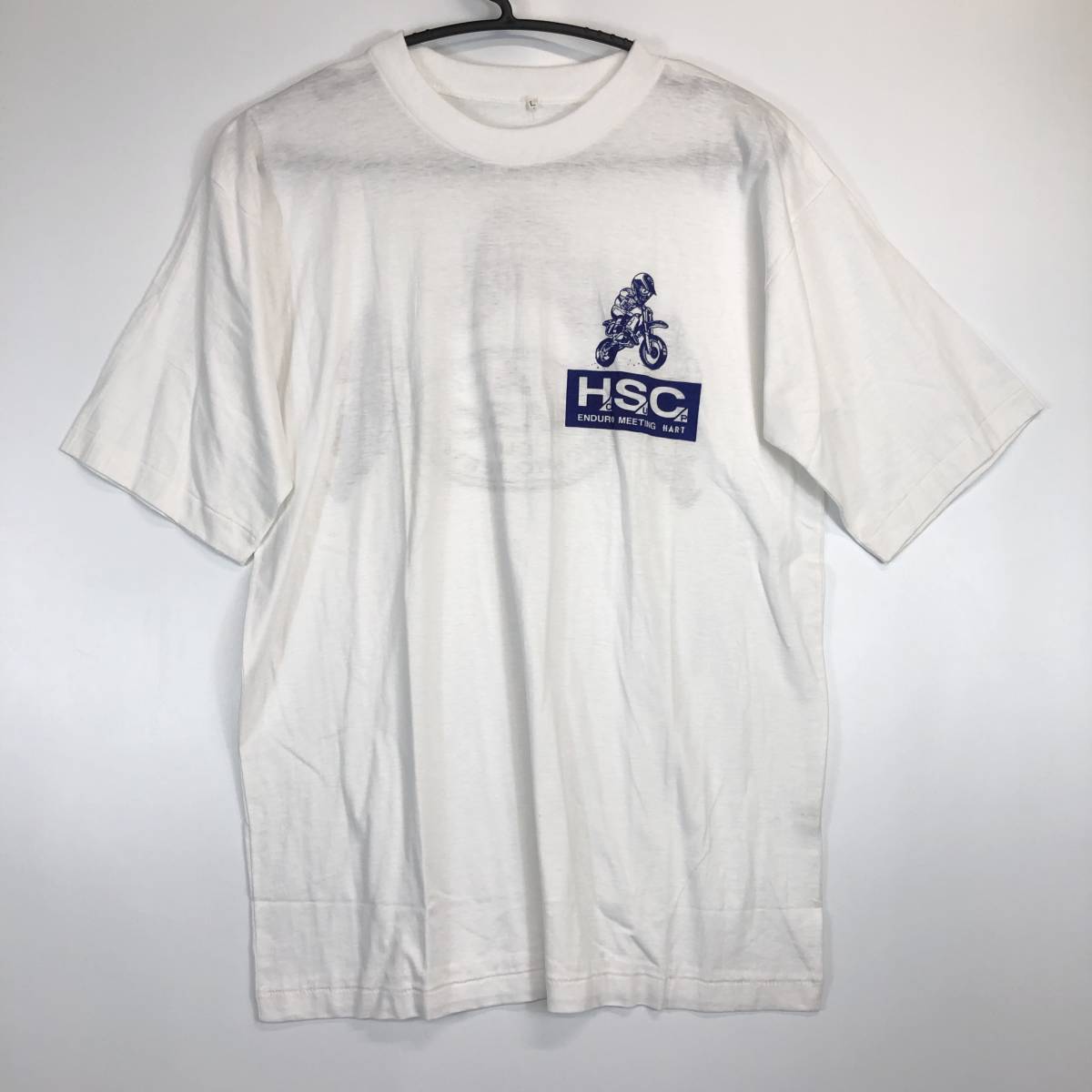 90s デッドストック HSC H・A.・R・T ホンダ 半袖Tシャツ オフロード ホワイト HONDA Lサイズ_画像1