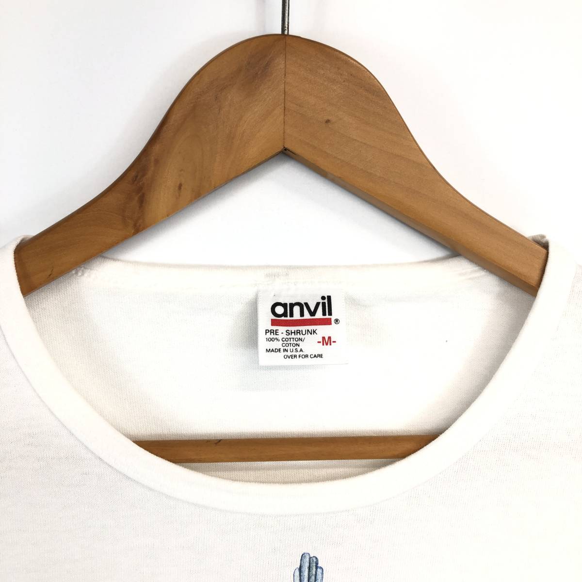 90s USA製 anvil 半袖Tシャツ ホワイト MFG By Air Waves Arts 90s USA製 anvil 半袖Tシャツ ホワイト MFG By Air Waves Arts