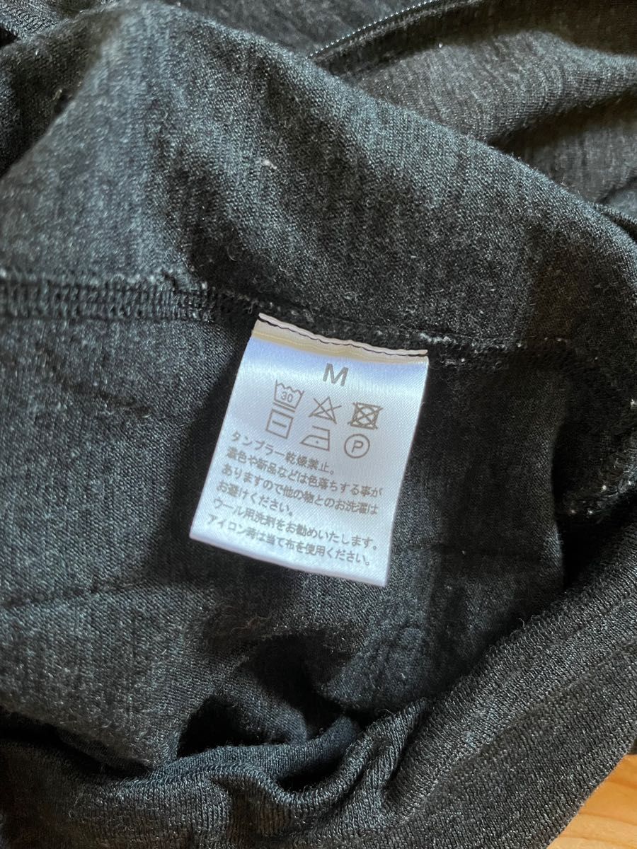 山と道 1stモデル 100% Merino Hoody Charcoal Grey Msize チャコールグレー