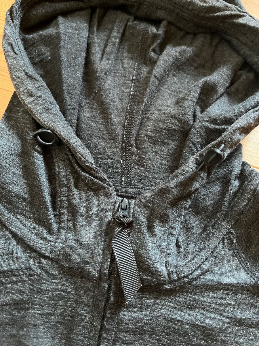 山と道 1stモデル 100% Merino Hoody Charcoal Grey Msize チャコールグレー