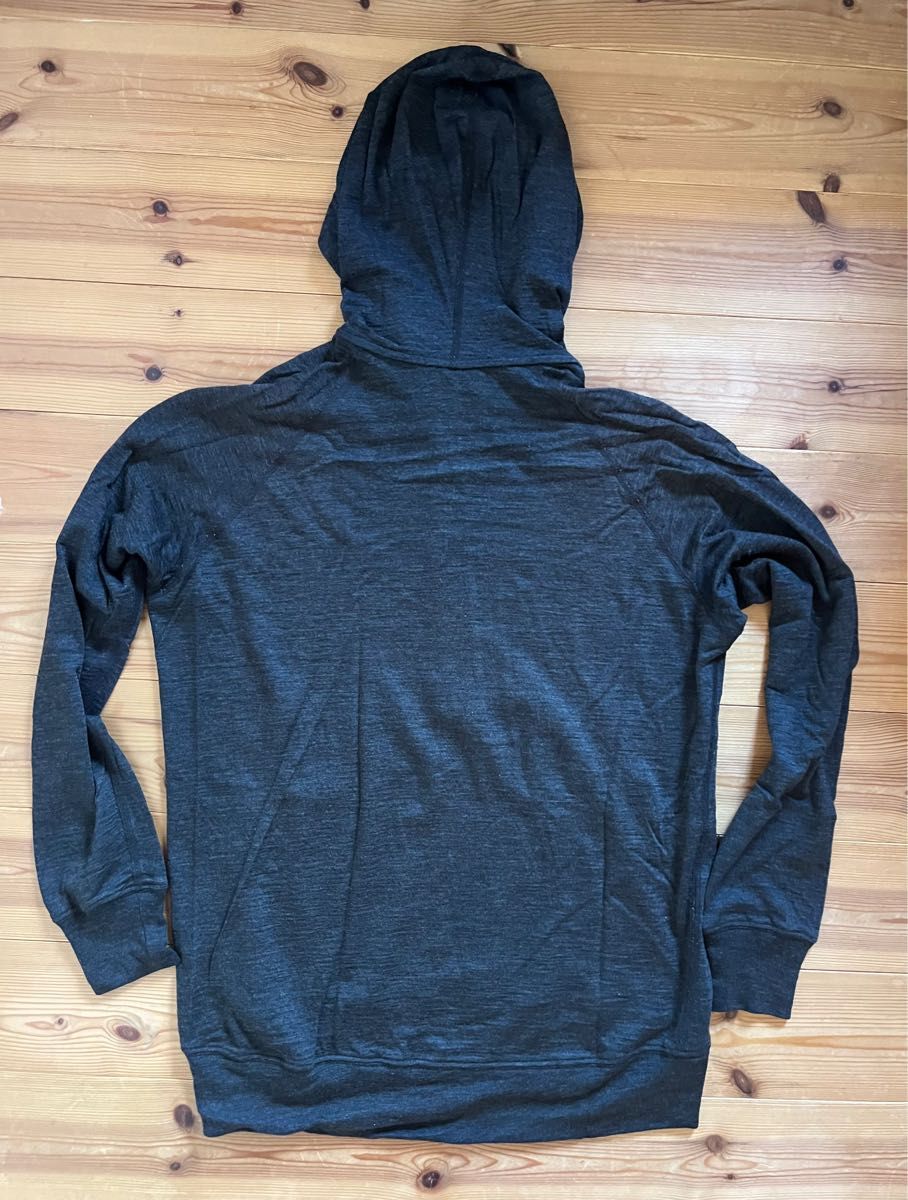 山と道 1stモデル 100% Merino Hoody Charcoal Grey Msize チャコールグレー