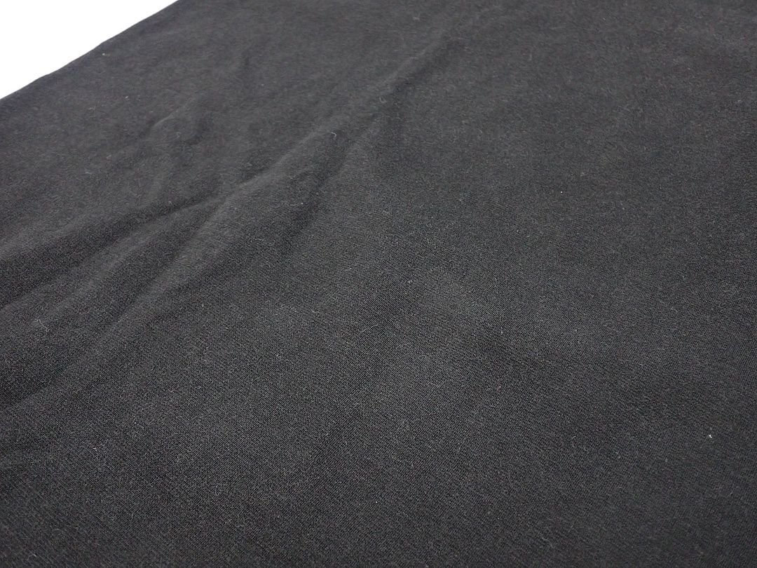 無印良品 レディース コットン クルーネック 半袖 Tシャツ ブラック XS-S 中古B 【送料無料】 A-7895_画像6