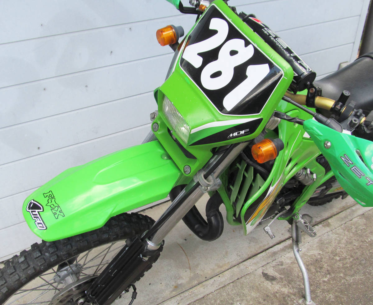 岡山発 KDX125 DX125A A5 自賠付き RSVサイレンサー 動画あり 実働 車体 検） KLX Dトラッカー_画像5