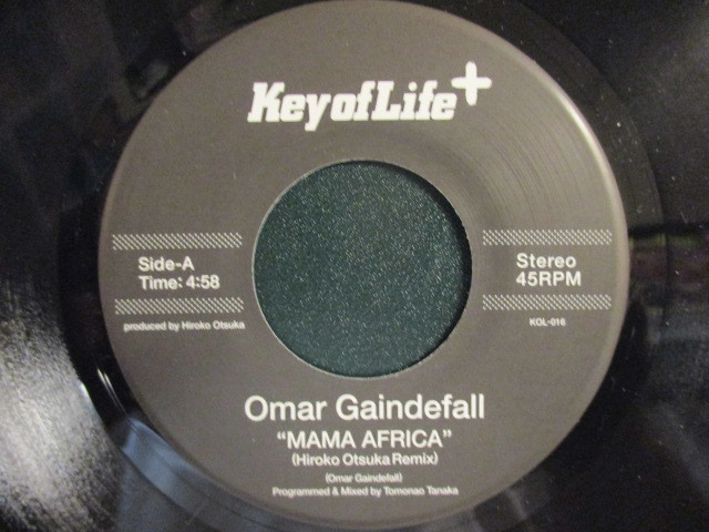 Omar Gaindefall ： Mama Africa 7'' / 45s (( アフロビート X Jazz DJ 大塚広子 )) c/w Paradise (( 落札5点で送料当方負担_画像1