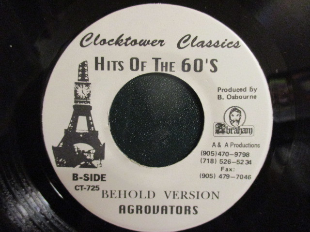 Johnny Clark & Derrick Morgan ： Behold 7'' / 45s (( The Aggrovators / Agrovators / Reggae レゲエ ))(( 落札5点で送料当方負担_画像2